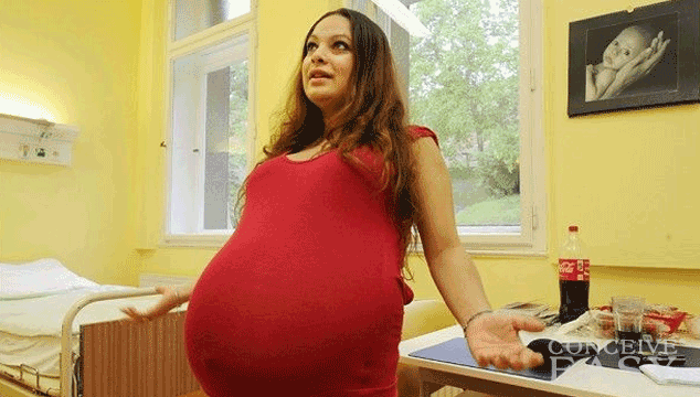 Czech Mother Pregnant with Natural Quintuplets? Odds: 1 in 60Million