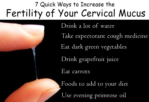 ways to improve cervical mucus - old wives tales