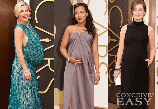 Olivia Wilde, Kerry Washington, Elsa Pataky Sport Baby Bumps at Oscars