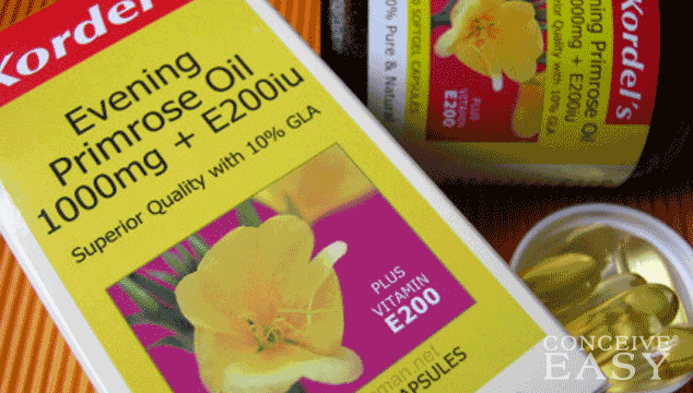 Evening primrose oil to help with ovulation