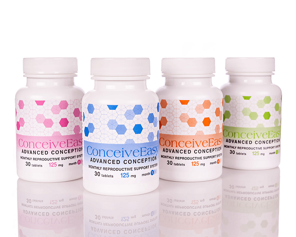 ConceiveEasy TTCKIT Pill bottles to help boost fertility