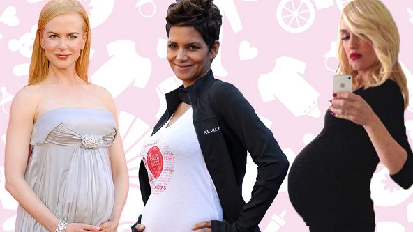 celebrities who got pregnant after 35