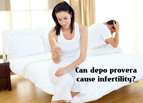 Can depo provera cause infertility?