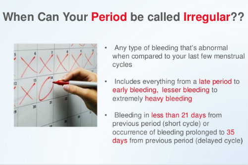 irregular period