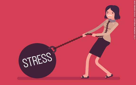 stress is one of the common causes of irregular period