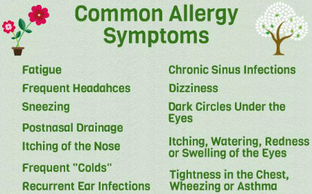 common allergy symptoms