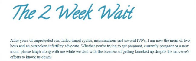 two week wait - Top Infertility Blogs