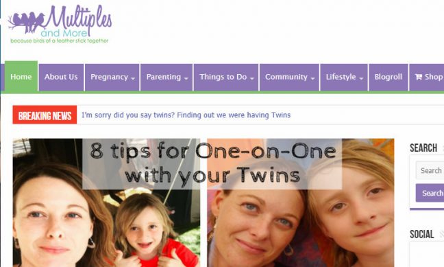 Top Twin BLogs - Multiples and more